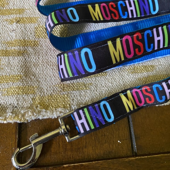 Rainbow blue dog leash fashion designer luxury rare - Picture 3 of 3